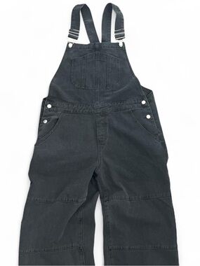 Black Denim Overalls |Romwe
